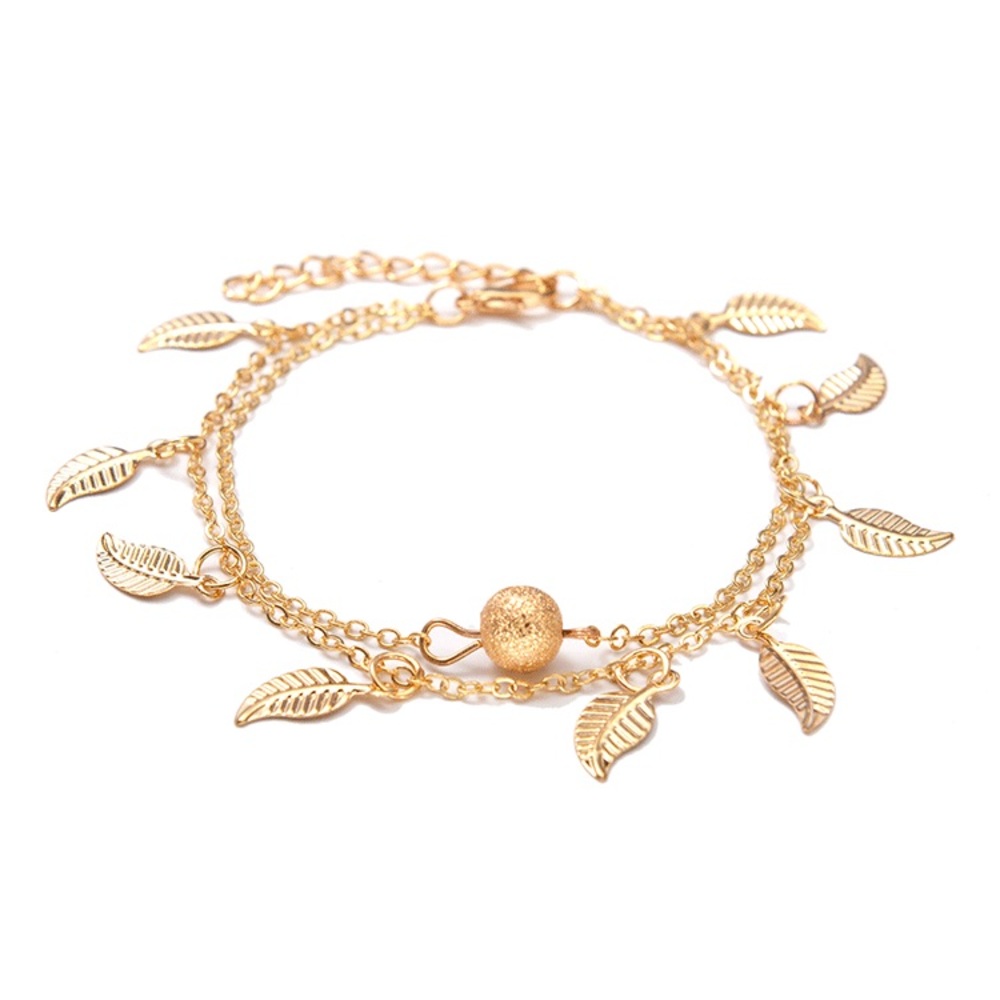 🔸2 for $15🔸Gold Tone Anklet Bracelet - Picture 3 of 4